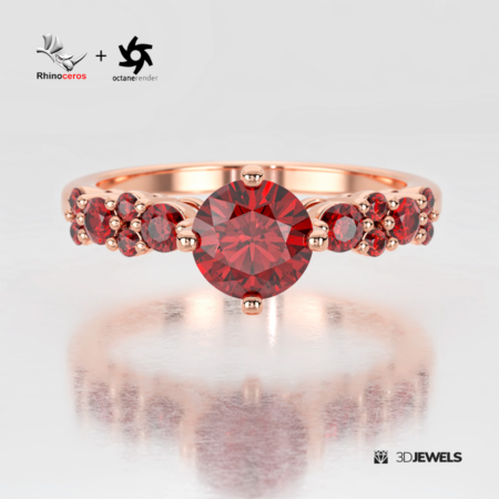 Jewelry rendering scene setup Rhino OctaneRender IMG2